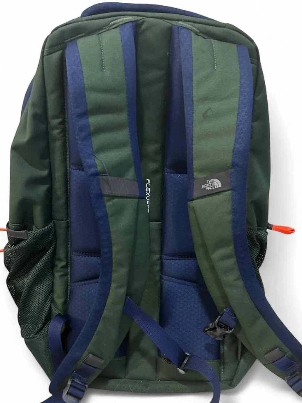 The North Face Green and Navy Jester Backpack